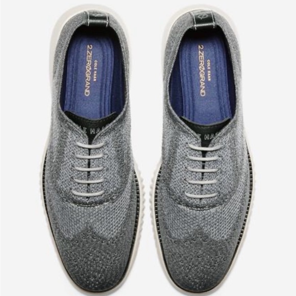 NWOT COLE HAAN Men's 2.ZERØGRAND Wingtip Oxfords Size 11 - Picture 3 of 11